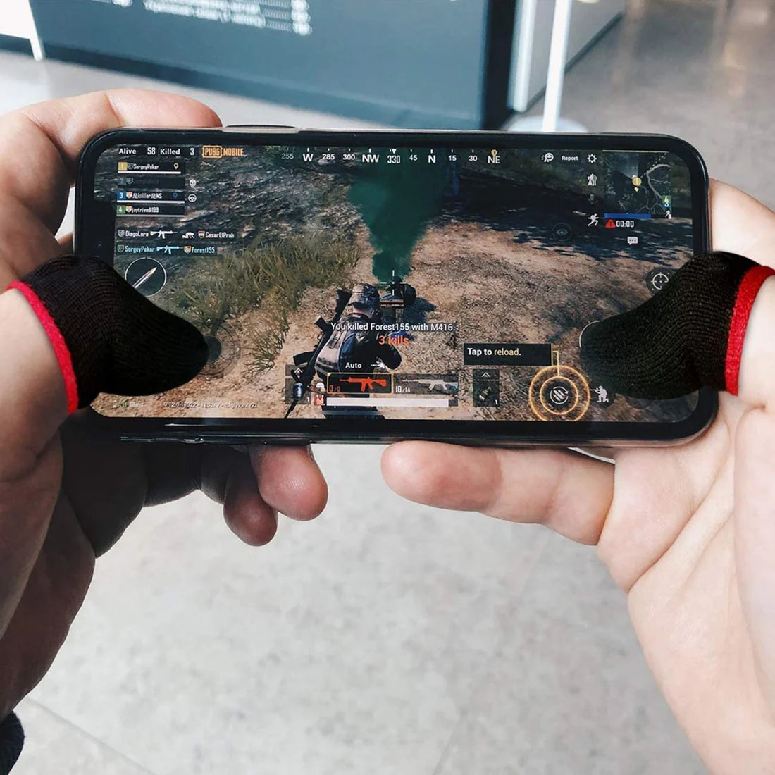 Gaming Finger Sleeves – Pack of 10 | Sweat-Proof & Anti-Slip Touch Sensitivity