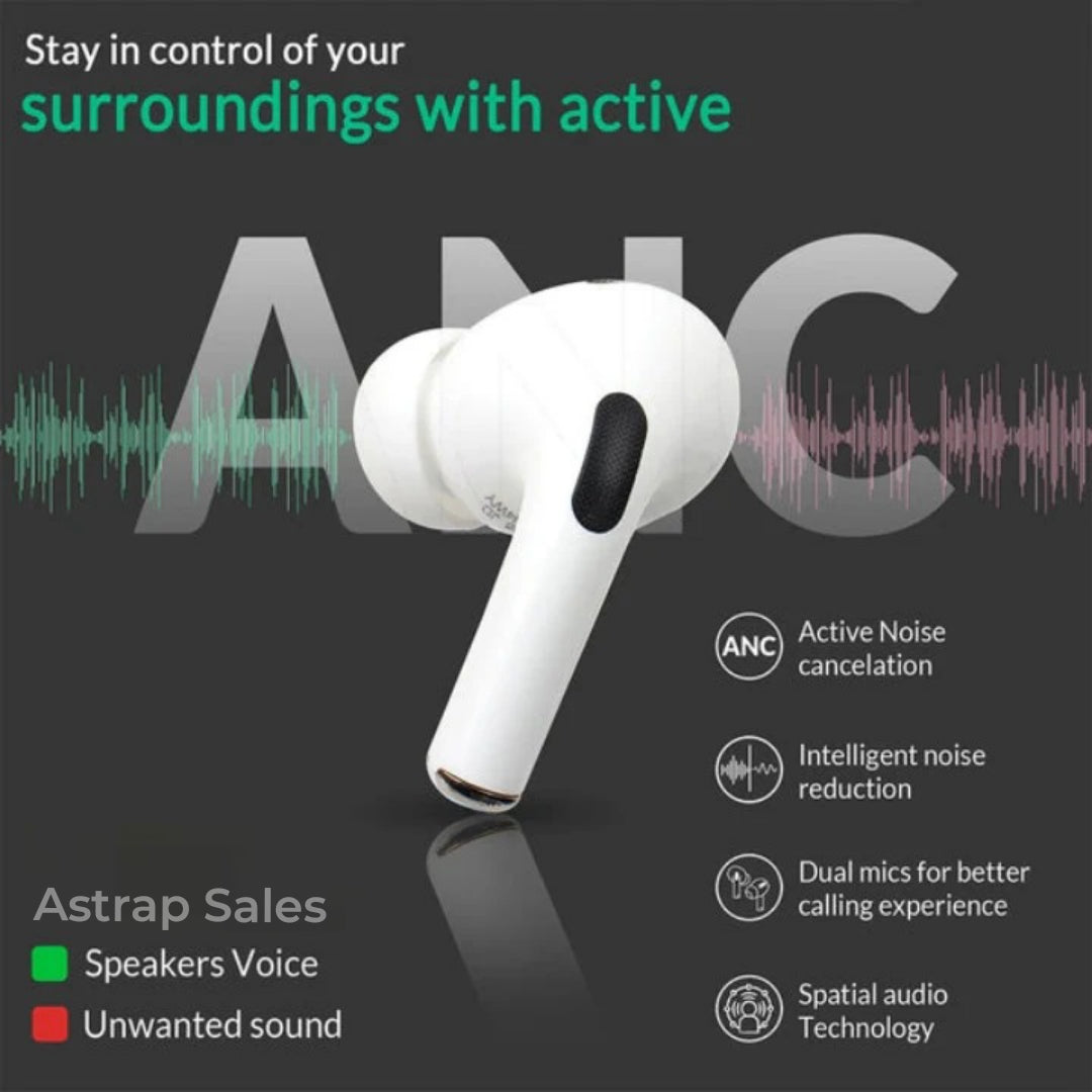 Air-Pods Pro Gen 2 with ANC (6 Months Warranty)