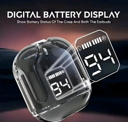 UltraPods Max – Premium Sound, Powerful Bass, and Smart LED Display.